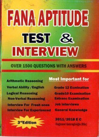 Fana Aptitude Test & Interview – yabeto